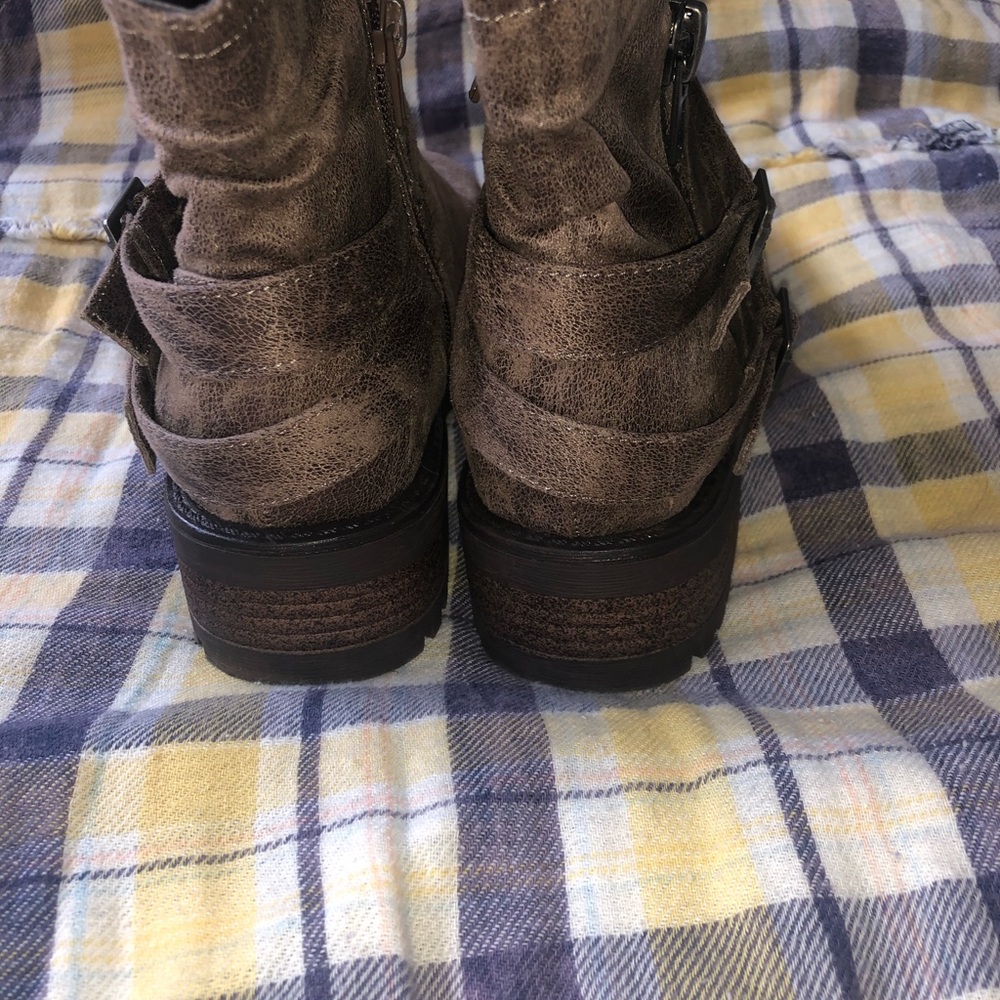 NEW Carlos Santana Biker/Moto Ankle Boots - Picture 3 of 4